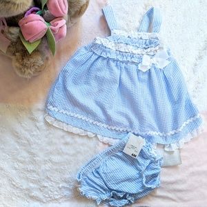 Baby Essentials | Blouse/Dress w Matching Bloomers